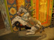 Drewniany, ręcznie robiony koń