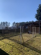 zewnętrzny kojec z siatki