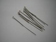 Drut stalowy do montażu błystek obrotowych 0,8mm/7,5cm kpl-10szt