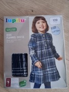 Dziecięca sukienka flanelowa rozmiar 122