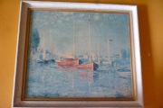 OBRAZ STARY CLAUDE MONET PEJZAŻ Z ARGENTEUIL