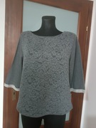 Szara bluzka firmy H&M używana rozmiar 36/38