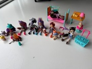 zestaw 7 Enchantimals leśne zwierzęta szop skunks lis wiewiórka jelonek