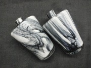 2 szt Wazon Krosno na 1 kwiat vintage retro prl wazonik ozdobny na 1 kwiat