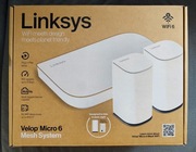 Router Linksys Dwupasmowy System Mesh Velop Micro Wi-Fi 6 3 Gb/s 3 szt nowy