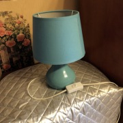 Lampka nocna – turkusowa | 230 V | oprawka E14