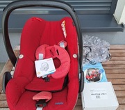 Fotelik samochodowy Maxi Cosi Pebble z adapterem i folia p. deszczową 