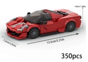Klocki na wzór LEGO Ferrari 488 Autko Samochodzik Prezent