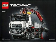 INSTRUKCJA do zestawu Lego Technic 42043 Mercedes-Benz Arocs 3245 .