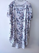 Bluzka biała w kwiaty roz.52/54 wymiary opis