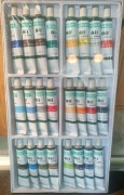 Zestaw farb olejnych STANGER 24 kolory 18ml