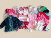 Ogromny Zestaw Ubrań dla Dziewczynki (ok. 50 sztuk) | 3–12m+