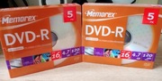 MEMOREX DVD-R 4.7GB 16x 10szt NOWE