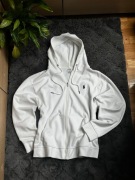 Bluza z Kapturem Polo Ralph Lauren Biała Y2K Casual Zio Hoodie L