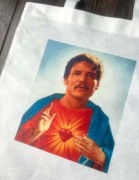 Torebka torba tote bag materiał non woven Pedro pascal 