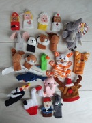 Pacynki na palce zabaweczki teatrzyk Ikea 21 szt