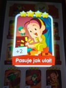 Monopoly GO Zestaw Set 12 Naklejka Karta 4* Pasuje jak ulał! 