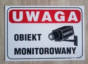Tablica obiekt monitorowany 17x25cm (35)