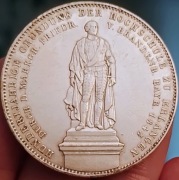 Moneta srebrna 2 Talary 1843 Niemcy Bawaria Oryginał 