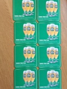 LECH zestaw podstawek pod piwo lata 90 te.