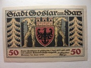 notgeld Goslar, pieniądz zastępczy, 50 Pf, Juni 1920