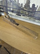 Stary drewniany strug stolarski (hebel) – 66 cm – narzędzie ręczne – vintag