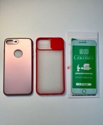 2 Nowe Etui, Case, Obudowa iPhone 7/8 Plus+, szkło ekran