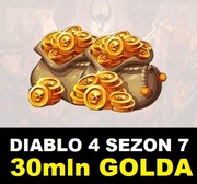DIABLO 4 [ SEZON 7 ] GOLD ZŁOTO 30 MILIONÓW GOLDA SEZON WIEDŹM