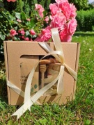 Box dla nauczyciela,herbatka o smaku wakacji,miodek,czerpak,konfitura