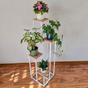 Kwietnik Metalowy LOFT 4 poziomy 110cm - Stojak  na Kwiaty