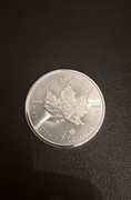 Srebrna moneta Kanadyjski Liść Klonowy, 1 oz, 2022