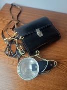 Radziecka lampa błyskowa CZAJKA + pokrowiec