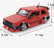 Lego golf gti mk2 z kontenerem kolekcjionerskim 