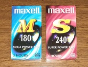 Kasety VHS Maxell - dwie sztuki