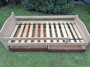 ŁÓŻKO DZIECIĘCE DREWNIANE 200X90