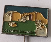 Przypinka PRL Ostrów Lednicki