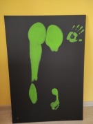 Obraz, akt,odcisk ciała 