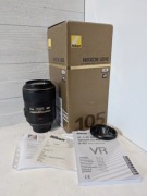 Nikon Nikkor 105mm VR 2.8G ED