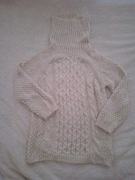 SWETER DLA DZIEWCZYNKI KOLOR ECRU ZARA GIRLS ROZM. 152 WIEK 11-12 LAT