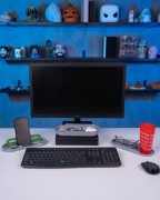 Modułowy Organizer na Biurko 3w1 Oliwkowa Plecionka