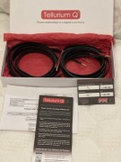 Kable głośnikowe Tellurium Q Black II 2x2.5m pełen komplet 