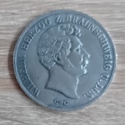 Niemcy, Braunschweig. Dwutalar (2 talary) 1843 - KOPIA