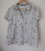 bluzka koszula damska szara wzorzysta BM collection 46 XXXL