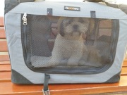 Transporter dla psa kota składany klatka 60x40