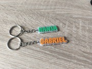 Brelok z Twoim napisem – personalizowany wydruk 3D