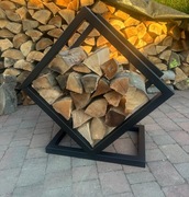 Stojak na drewno kominkowe