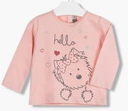 Nowa różowa z pieskiem bawełniana Losan r. 68