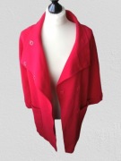 PŁASZCZYK płaszcz WIOSENNA KURTKA VERO MODA CZERWONY karminowy r. M / L