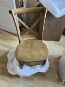 Zestaw 4 drewnianych krzeseł Homla model Loseli