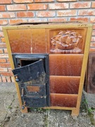 Piec kaflowy kominek koza